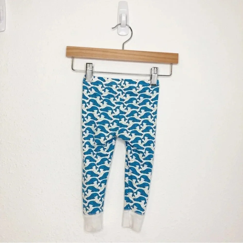 Roller‎ Rabbit pajama pants blue seals size 12-18 months